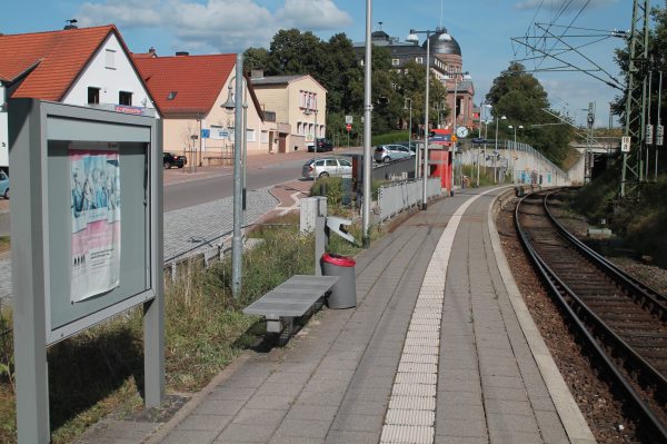 Bahnhaltepunkt Wemmetsweiler. Foto: Marco Krings