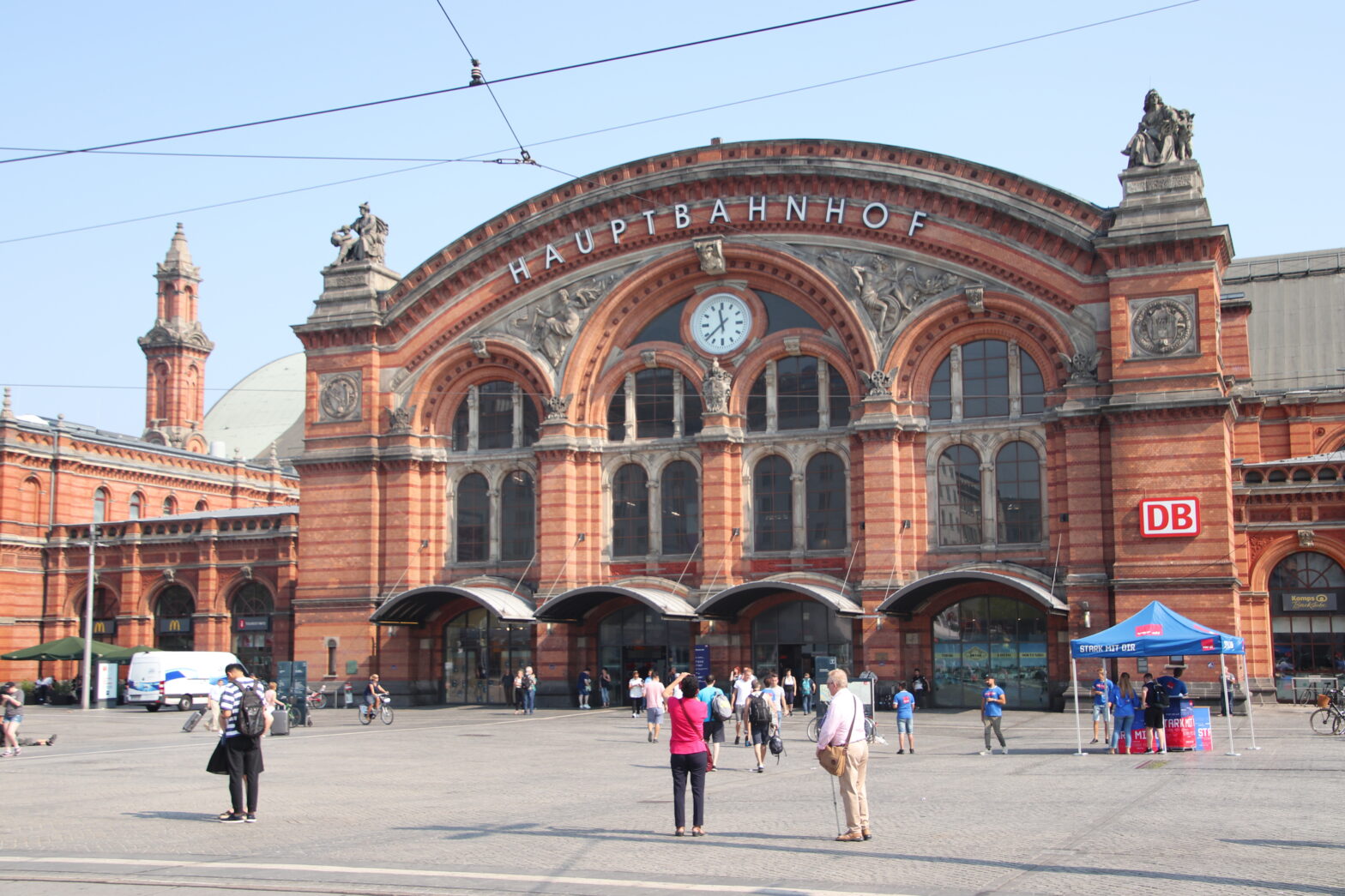 Bahnhofsgebäude des Bremer Hauptbahnhofs. Foto: Marco Krings