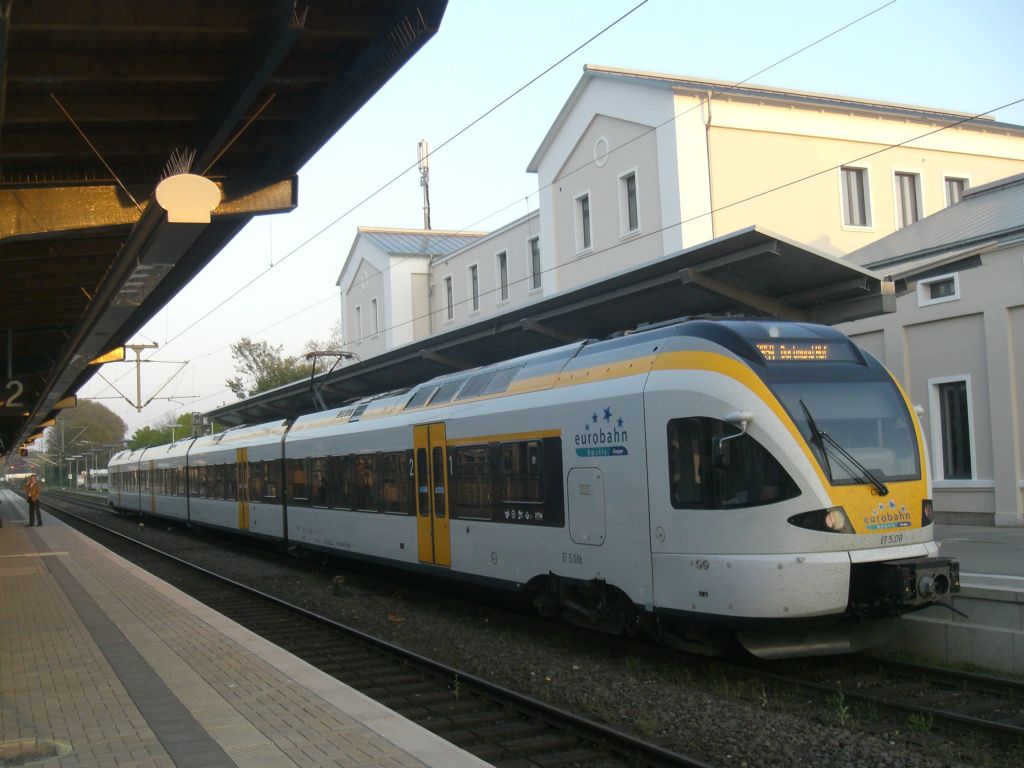 Zug der Eurobahn in Soest