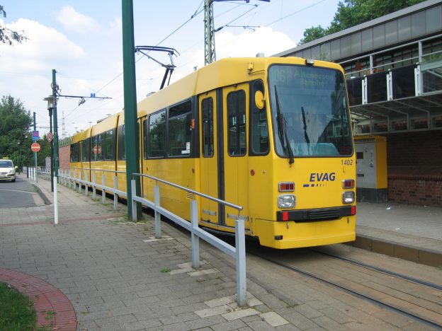 Straßenbahn der EVAG in Essen. Foto: Marco Krings