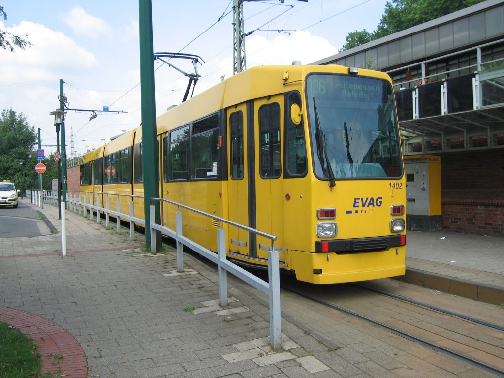 Straßenbahn der EVAG in Essen. Foto: Marco Krings