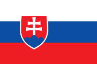 Flagge von der Slowakei