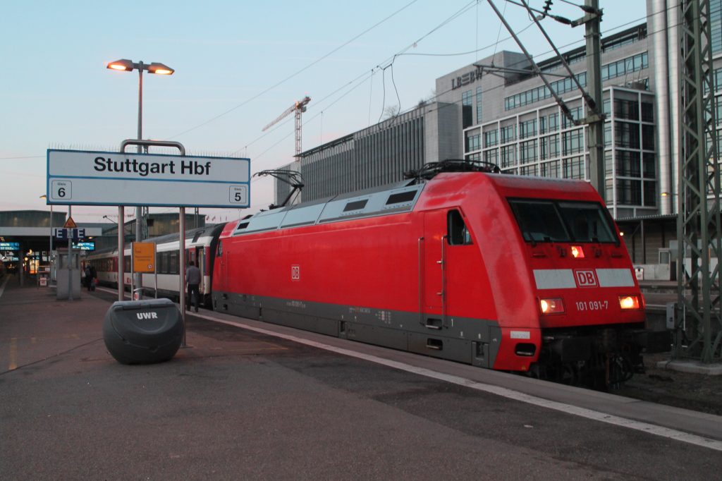 Intercity in Stuttgart Hbf. Foto: Marco Krings