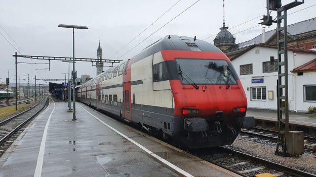 Interregio der Schweizerischen Bundesbahnen in Konstanz. Foto. Marco Krings