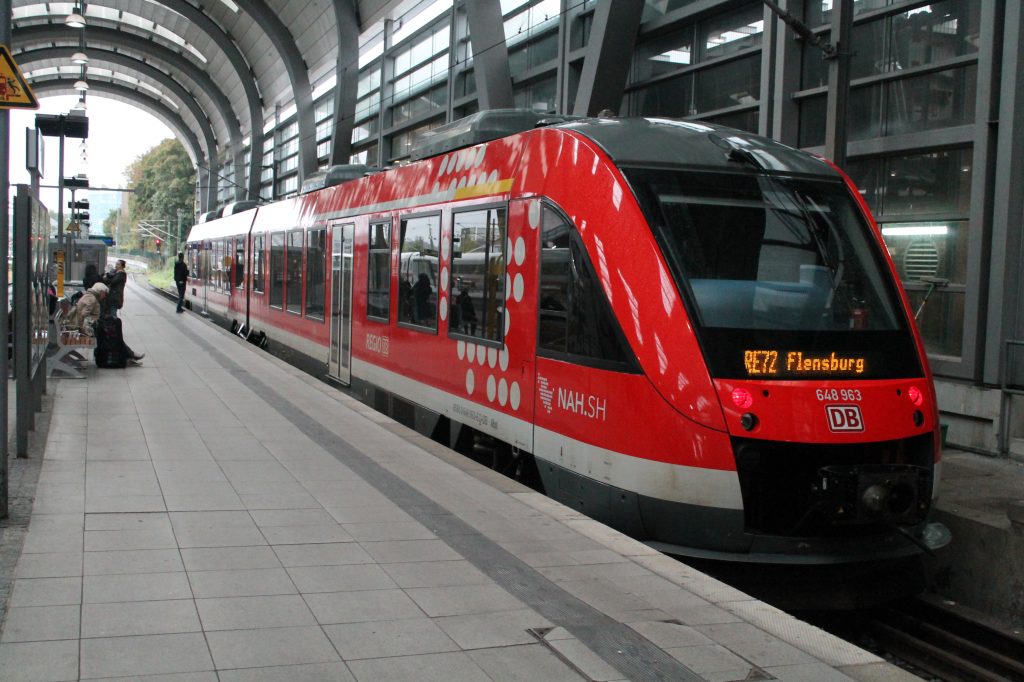 Regionalbahn 72 nach Flensburg in Kiel. Foto: Marco Krings