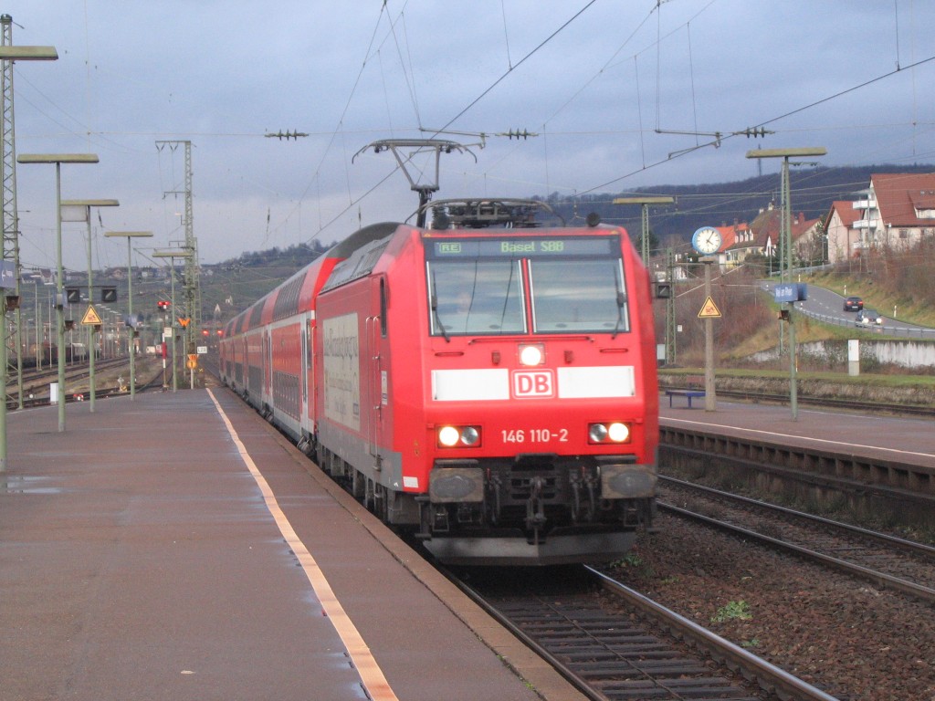 Regionalexpress nach Basel in Weil am Rhein