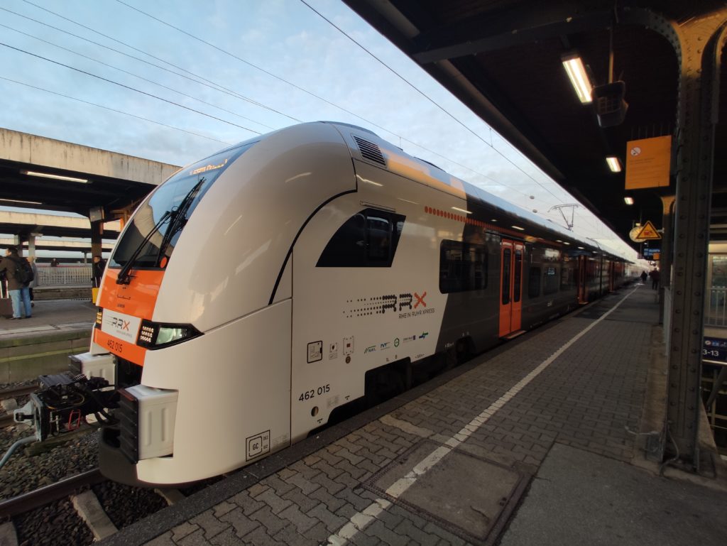 Rhein-Ruhr-Express RE 11 der Abellio Rail NRW in Hamm. Foto: Ricarda Rickert-Krings