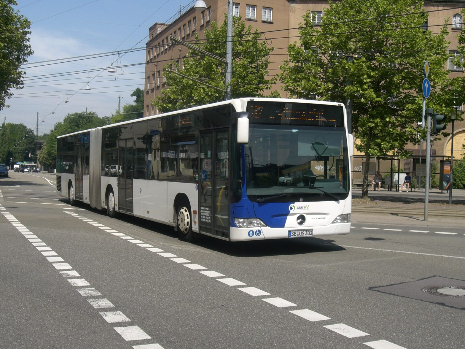 Stadtbus in Saarbrücken. Foto: Marco Krings