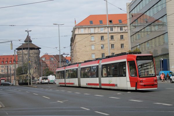 Straßenbahn der VAG in Nürnberg. Foto: Marco Krings