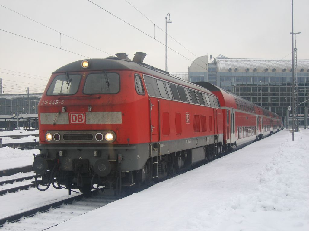 Regionalexpress der Südostbayernbahn in München